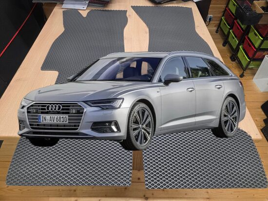 Audi A8C8 AVANT Pelēki paklāji +