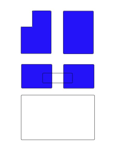 Q74L Salona paklāju komplekts BEZ pārliktņa (5 vietas)