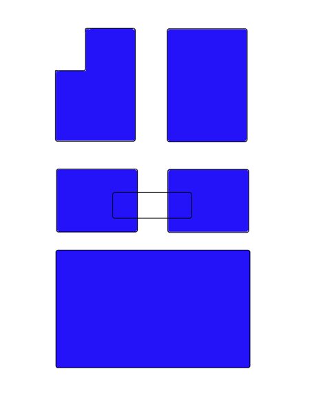 X4 G02 Salona paklāju komplekts BEZ pārliktņa ar bagāžas nodalījuma paklāju